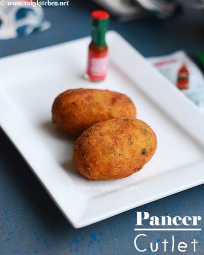 Paneer Cutlet